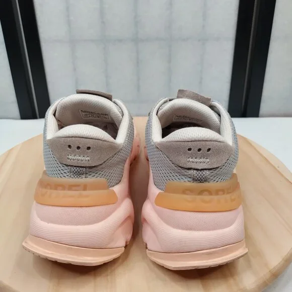 Sorel Kinetic RNEGD Sneakers Grey Pink Running Shoes Sneakers Women US 7.5 - Picture 6 of 15